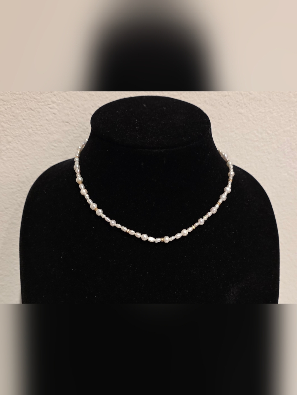 Eliou 14k Goldplated Pearls Necklace With Magnetic Closure New